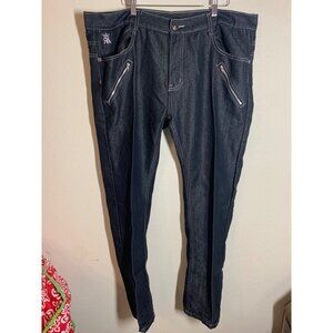 Red Ape Jeans Dark Wash Black Denim Casual Street Skater Y2K Men's Size 40x31